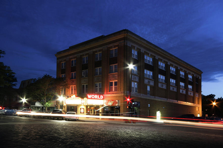 World Theatre Kearney, Nebraska Photograph by Andrea Kelley Fine