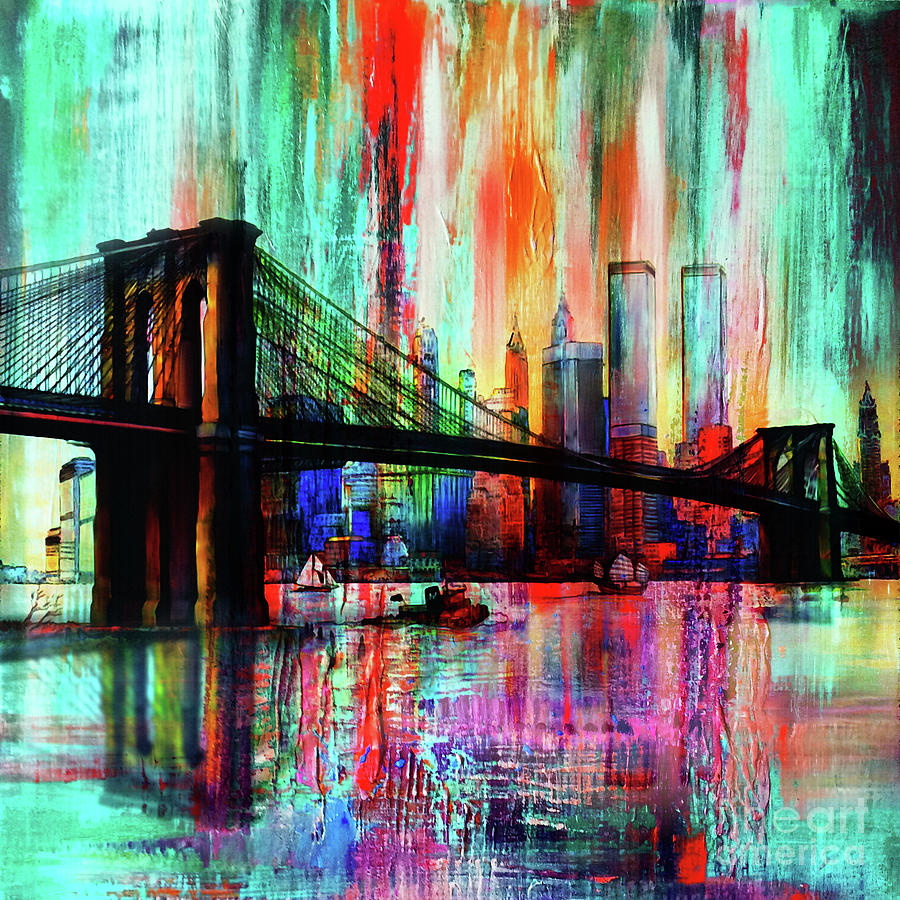 World Trade Center 01 Painting by Gull G