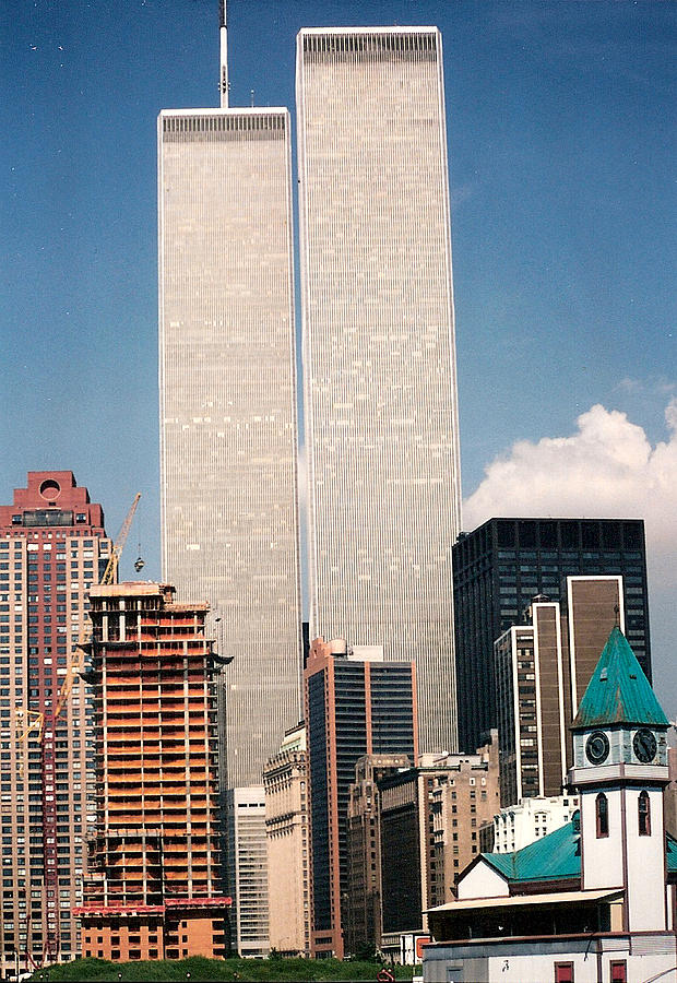 World Trade Center 1990 Photograph by Lauri Novak
