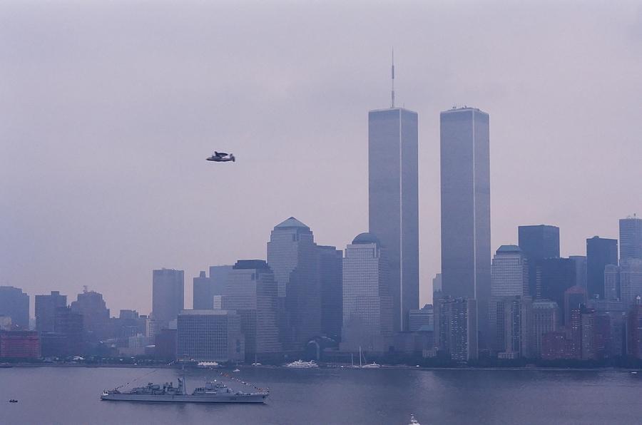City Photograph - World Trade Center and OpSail July 4th 2000 Photo 14 by Sean Gautreaux