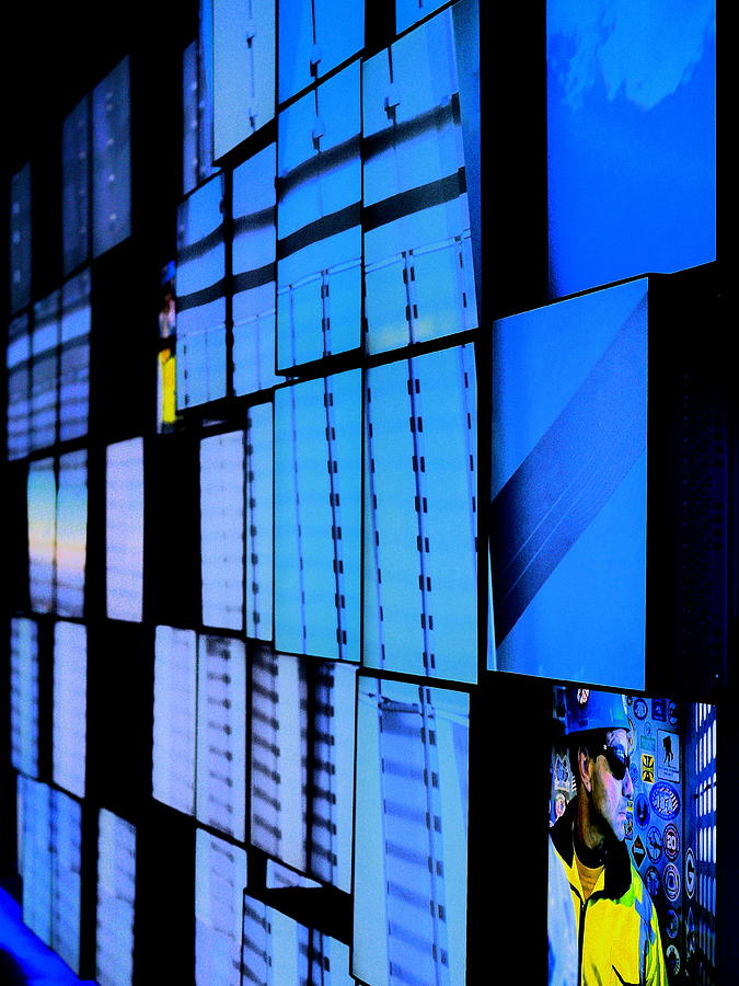 World Trade Center Inside Wall Display Photograph by Jack Riordan