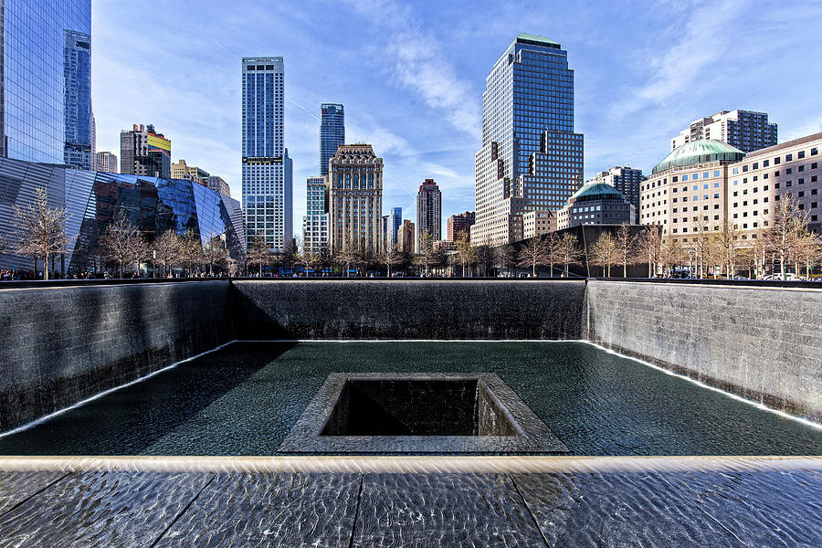 World Trade Center Memorial Photograph by Alan Raasch