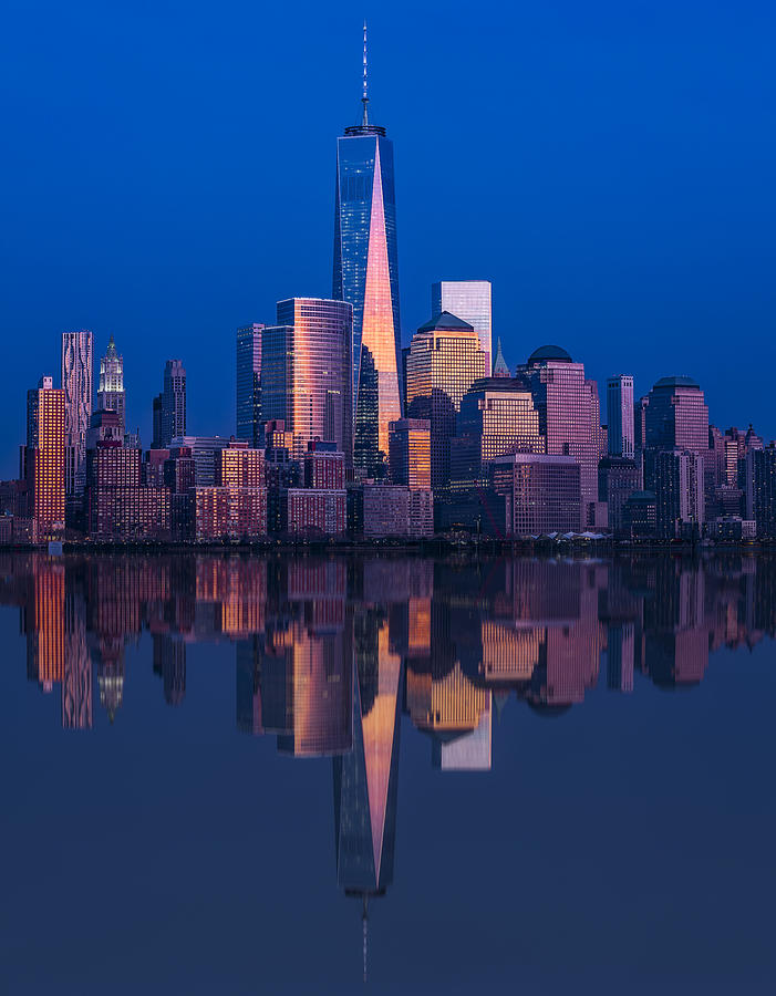 New York City Photograph - World Trade Center Reflections by Susan Candelario