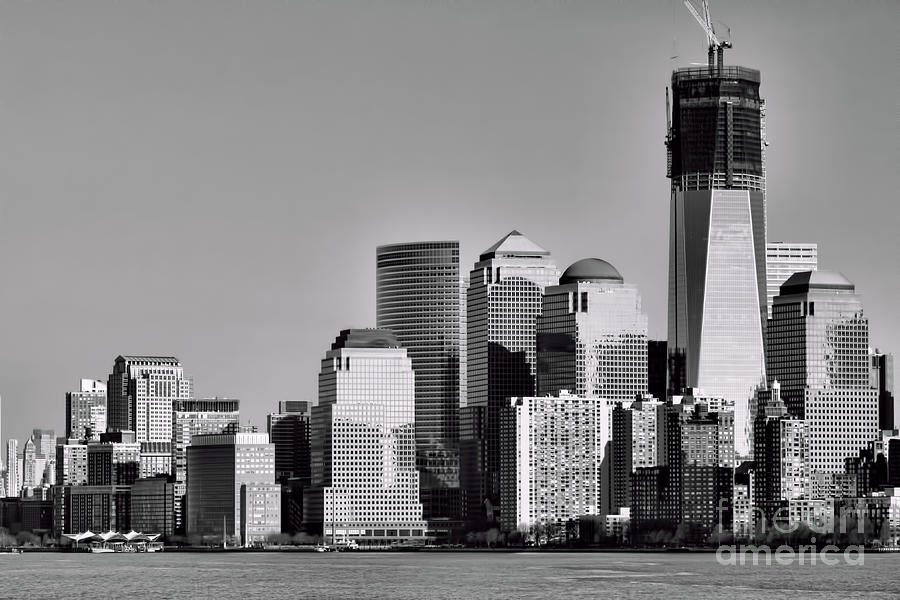 World Trade Center under Construction 2012 NY Photograph by Chuck Kuhn
