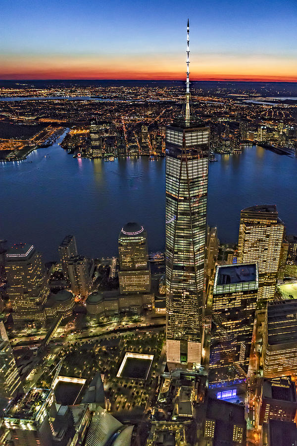 World Trade Center WTC From High Above Photograph by Susan Candelario