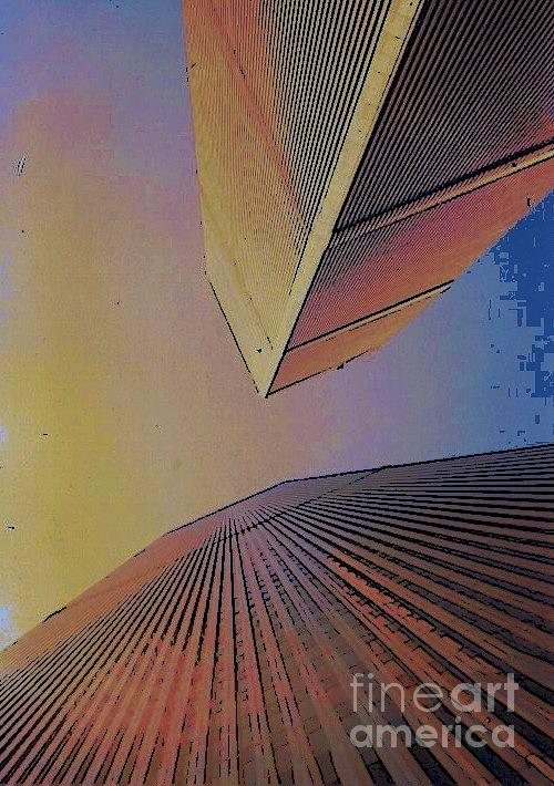 World Trade Towers Abstract Photograph by Kristine Nora