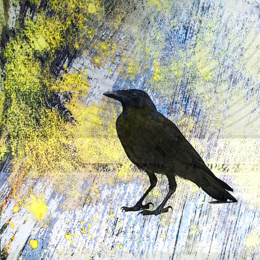 Raven Digital Art - World Vision by Nancy Merkle