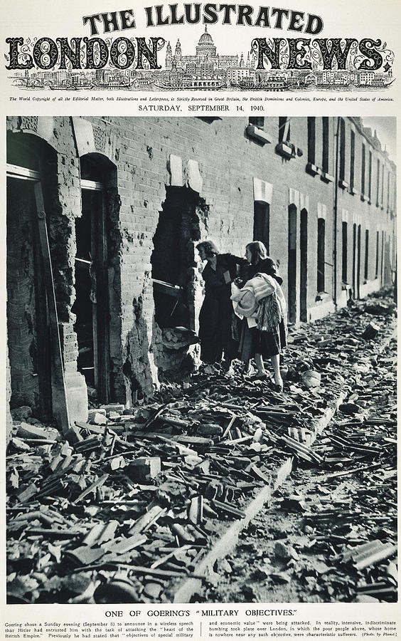 World War II - Blitz, 1940 Photograph by Granger