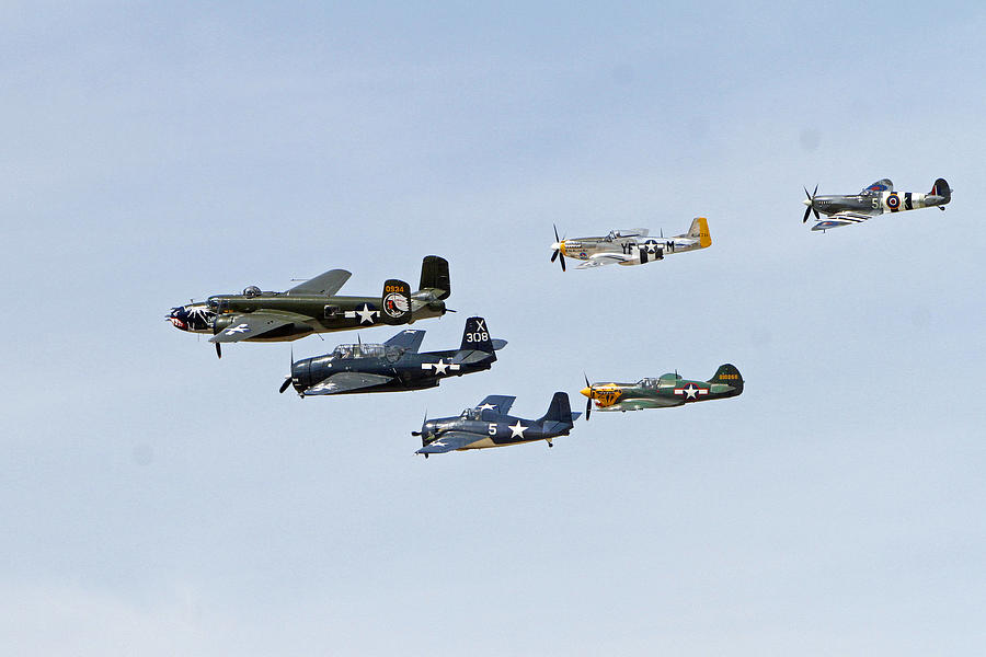 World War II History In Flight Photograph by Shoal Hollingsworth