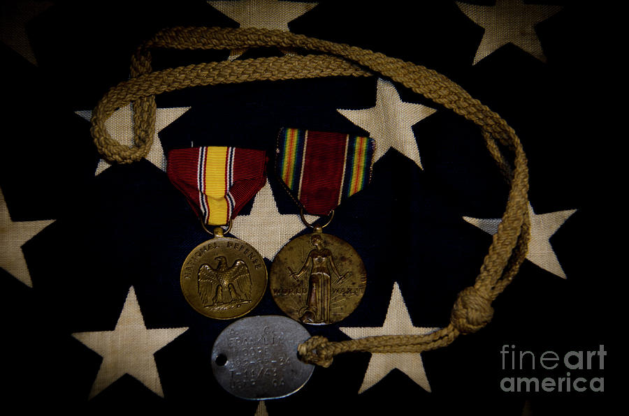 World War II Medals Photograph by Dale Powell