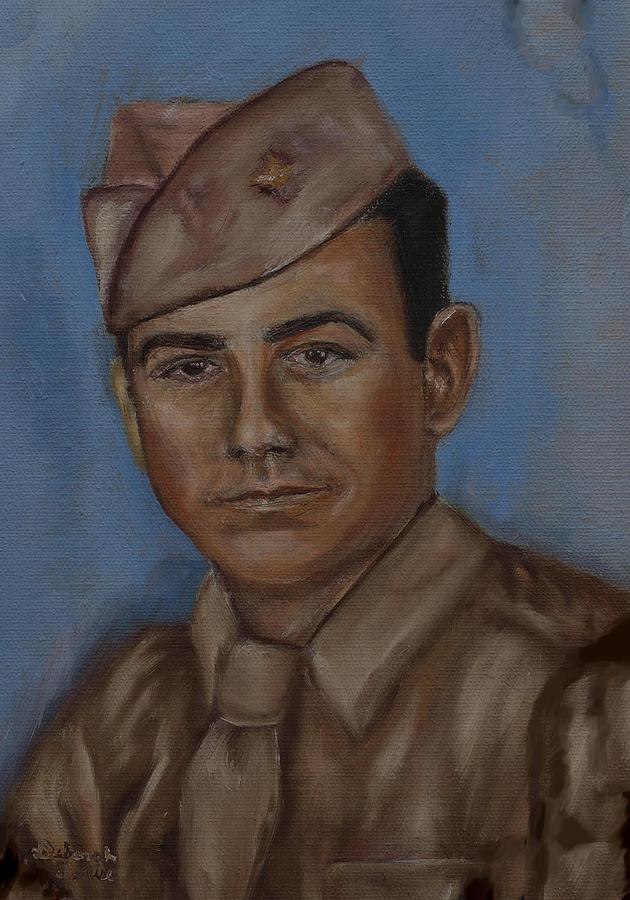 World War II private Painting by Deborah D Russo