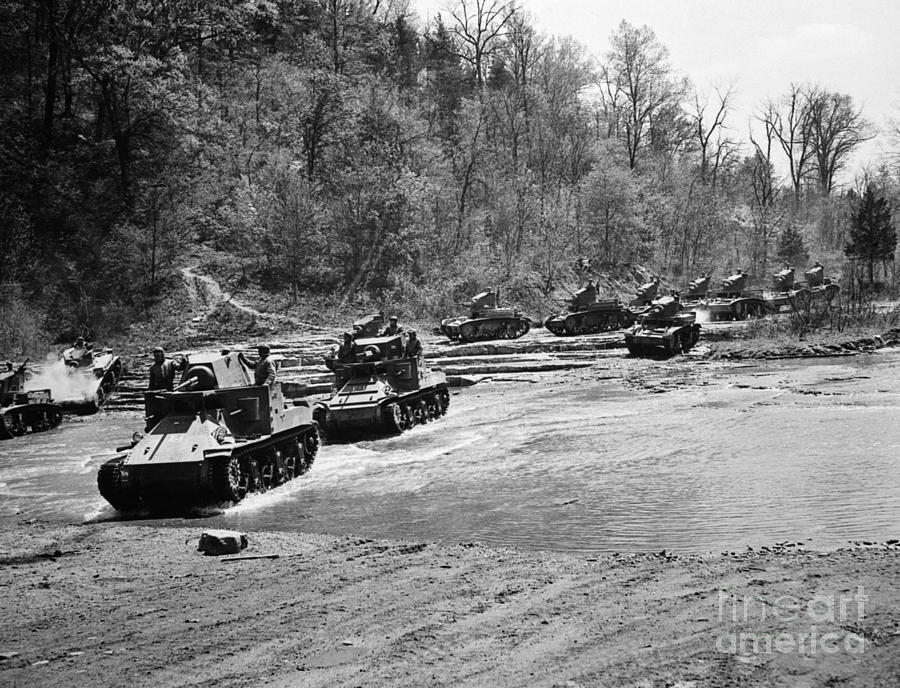 World War II Us Army Tanks Photograph by H. Armstrong Roberts/ClassicStock