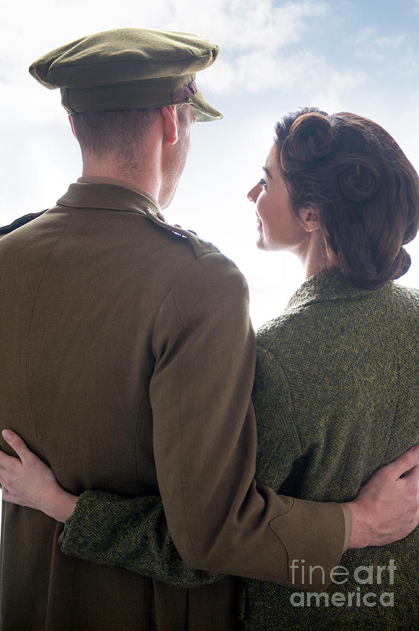 World War Two Couple  Photograph by Lee Avison