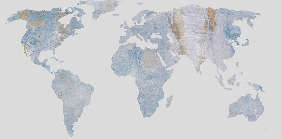 Worldmap Digital Art by Maja Magazine - Fine Art America