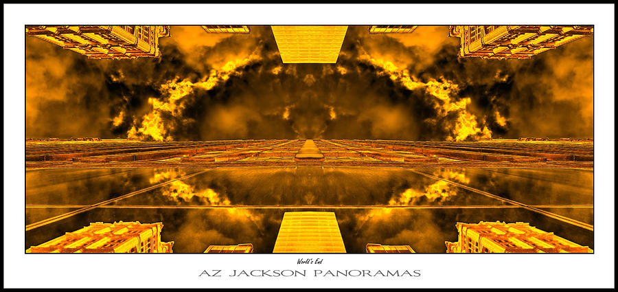Armageddon Photograph - Worlds End Poster Print by Az Jackson