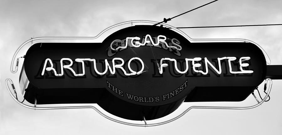 Black And White Photograph - Worlds Finest Cigar by David Lee Thompson