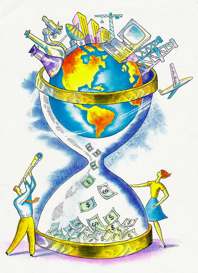 Worldwide Investing And Profit Painting by Leon Zernitsky