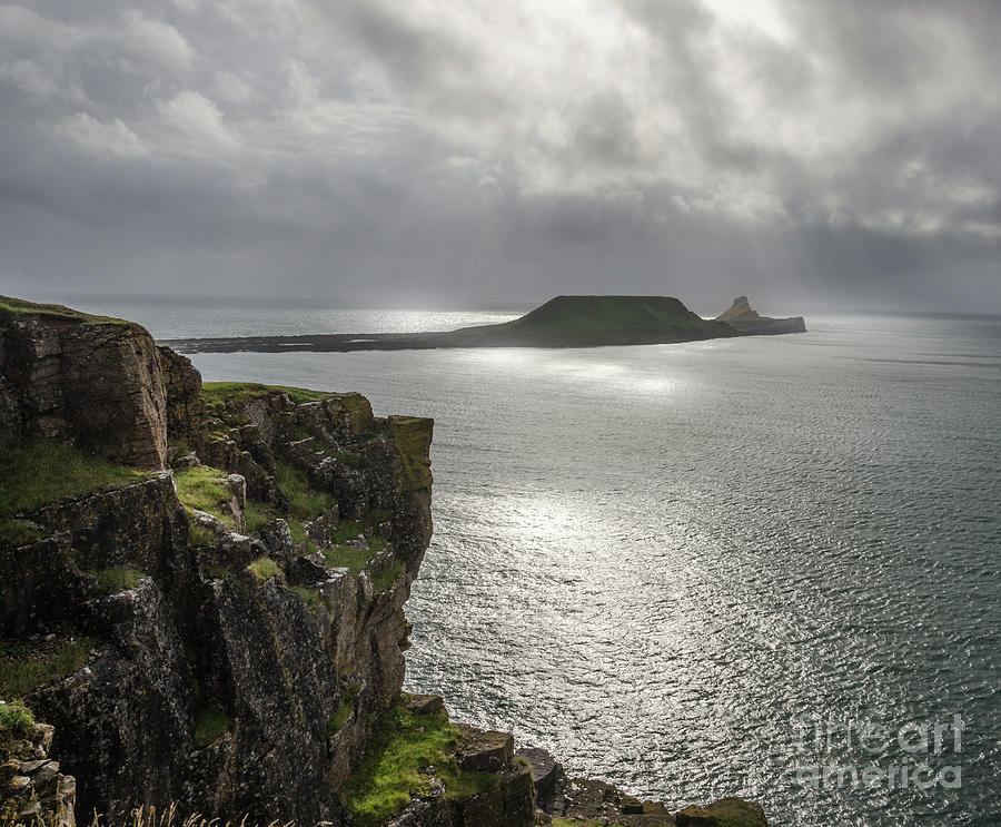 Worms Head, Rhossili Bay 2 Photograph by Perry Rodriguez