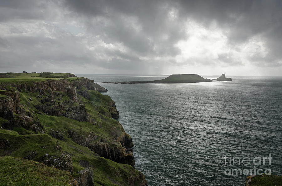 Worms Head, Rhossili Bay Photograph by Perry Rodriguez