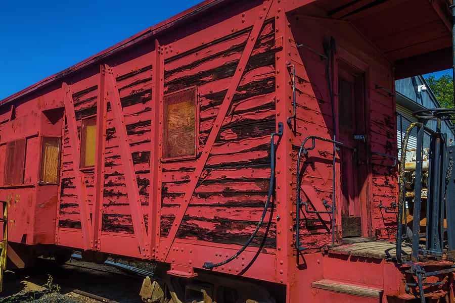 Worn Decaying Boxcar Photograph by Garry Gay