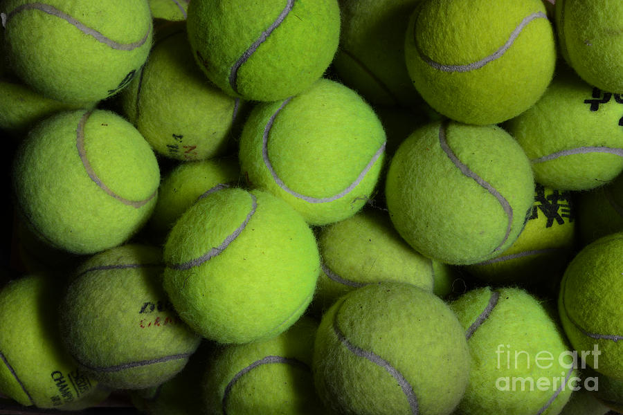 Tennis Photograph - Worn Out Tennis Balls by Paul Ward