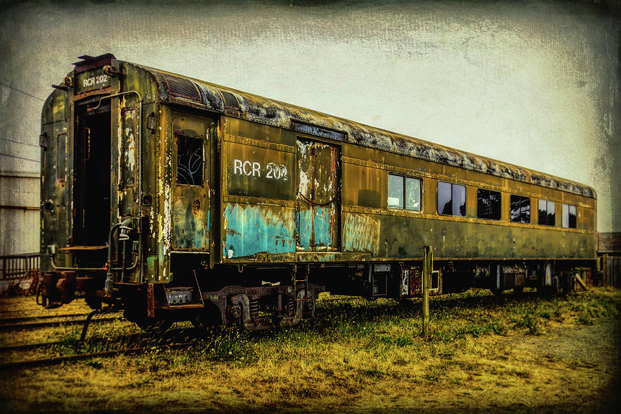 Worn Weathered Passenger Car Photograph by Garry Gay