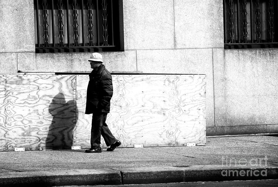 Worth Street Walk in New York City Photograph by John Rizzuto