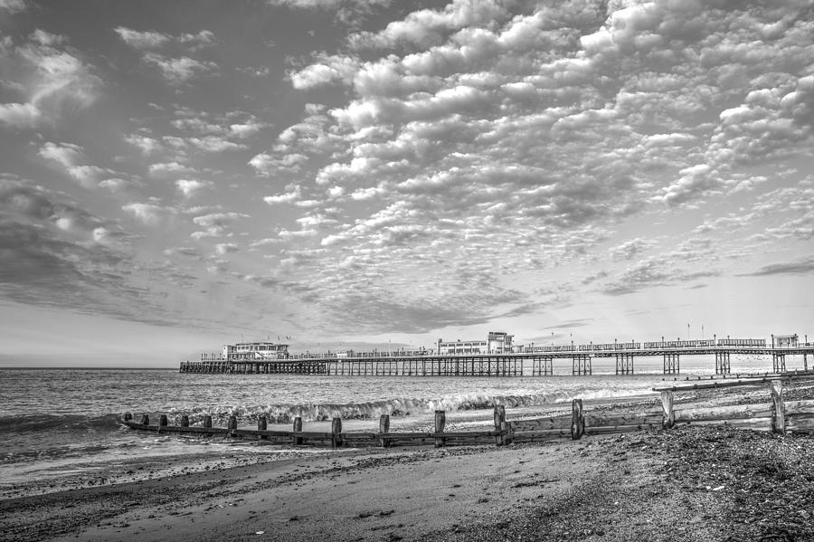 Worthing Beach Dawn Photograph by Hazy Apple