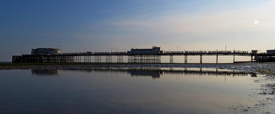 Worthing Pier Summer Reflection Photograph by John Topman
