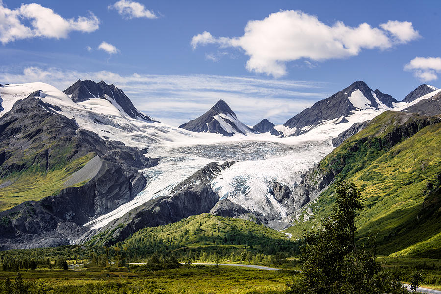 Worthington Glacier Photograph by Claudia Abbott