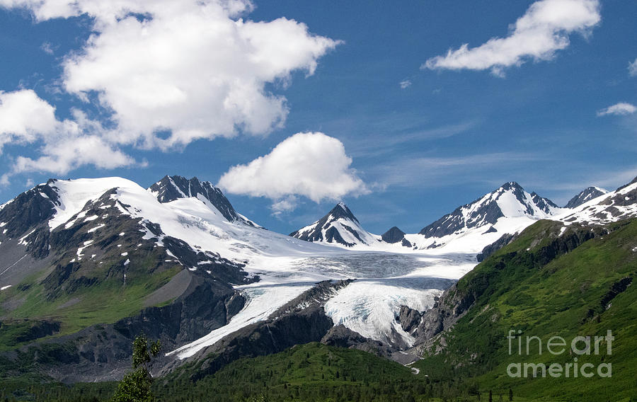 Worthington Glacier Valdez Photograph by Louise Magno