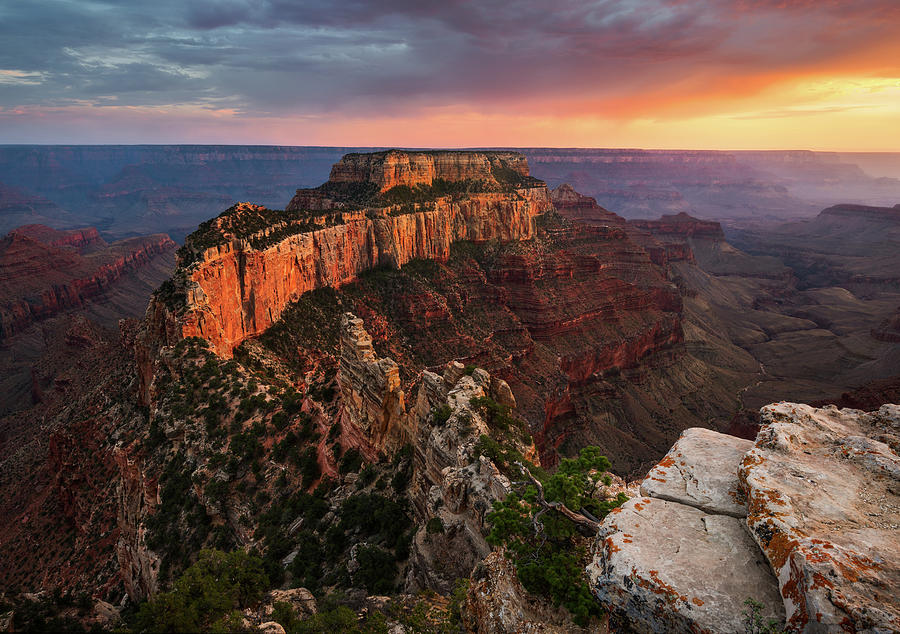 Wotans Throne at Sunset Photograph by Adam Schallau | Pixels