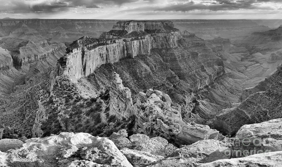 Wotans Throne Black And White Panorama Photograph by Adam Jewell