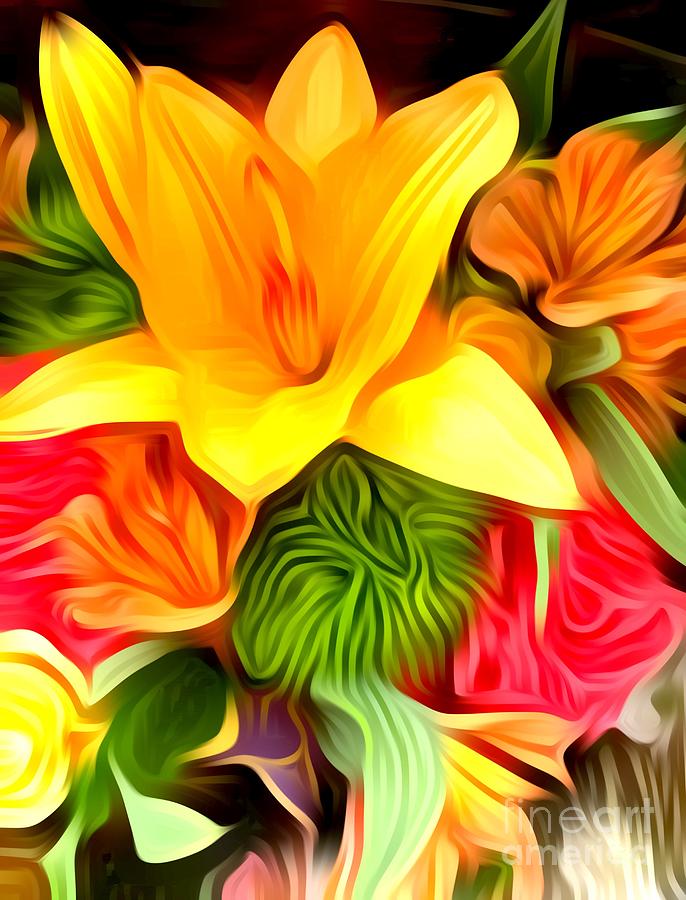 Wow Me Flower Digital Art by Gayle Price Thomas