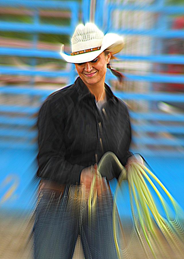 Cowgirl Photograph - Wrangler by Rick  Monyahan