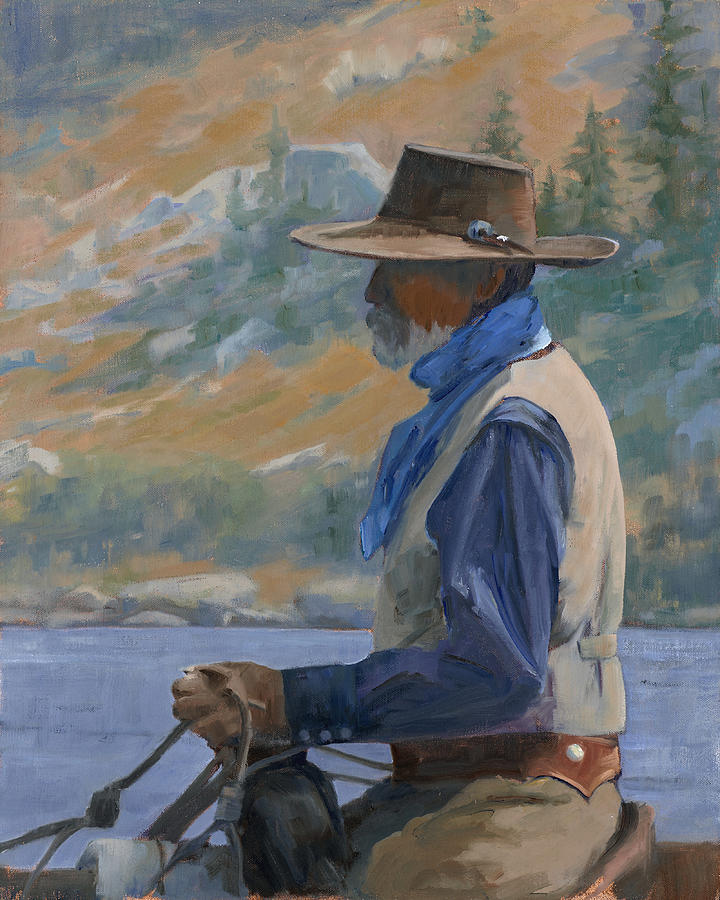 Wrangler Painting by Sharon Weaver