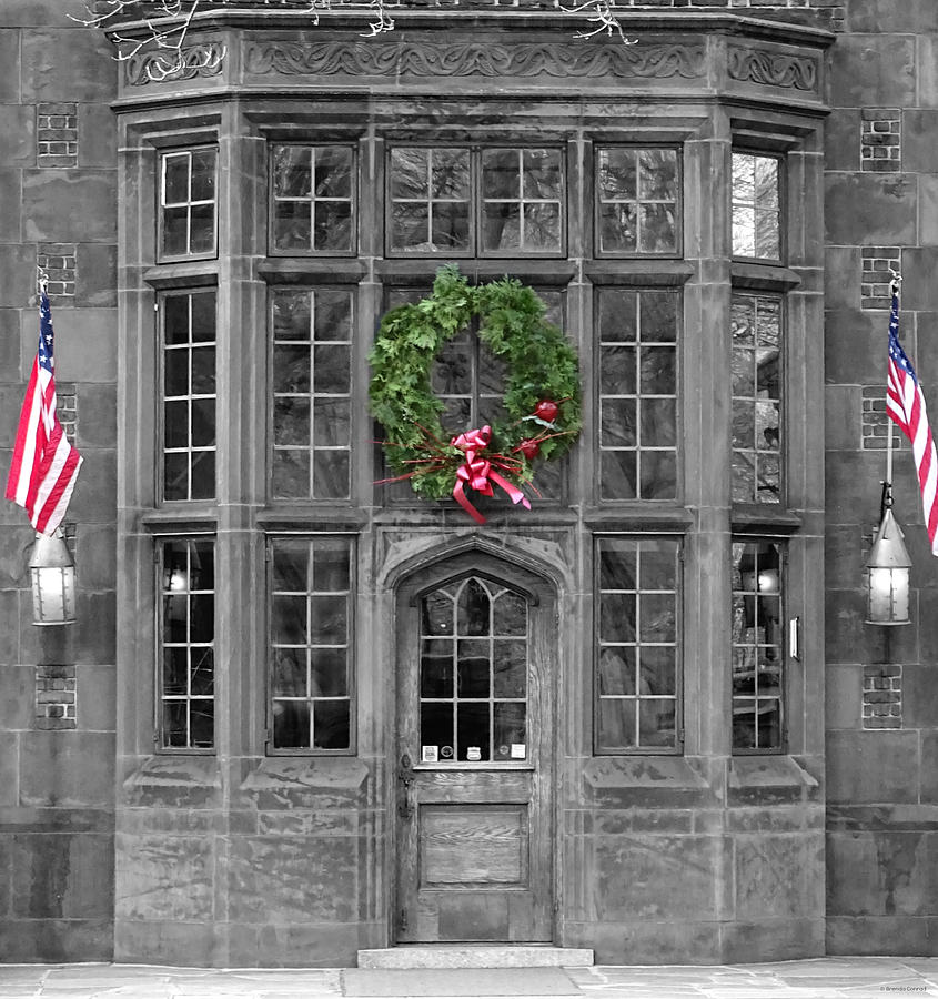 Christmas Photograph - Wreath by Dark Whimsy