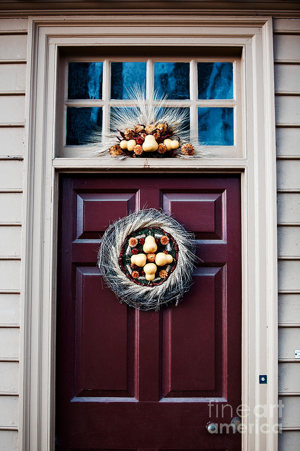 Wreath with Pears Photograph by Rachel Morrison