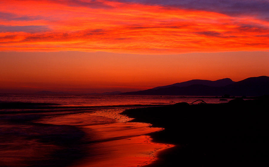 Wreck Beach Sunset  Photograph by Lyle Crump