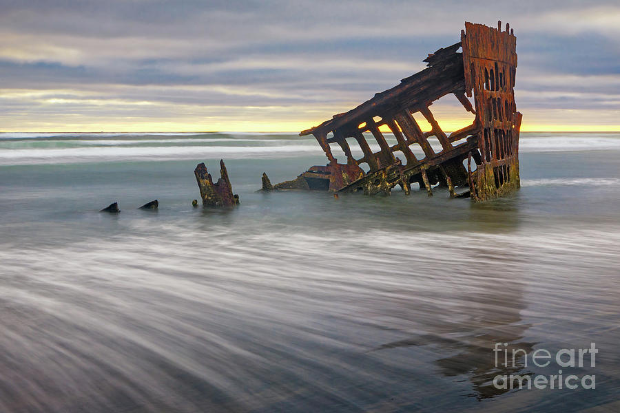 Wreck of Peter Iredale Photograph by Jerry Fornarotto