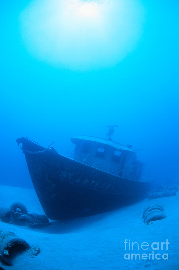 Wreck Of The St. Anthony Photograph by Dave Fleetham - Printscapes