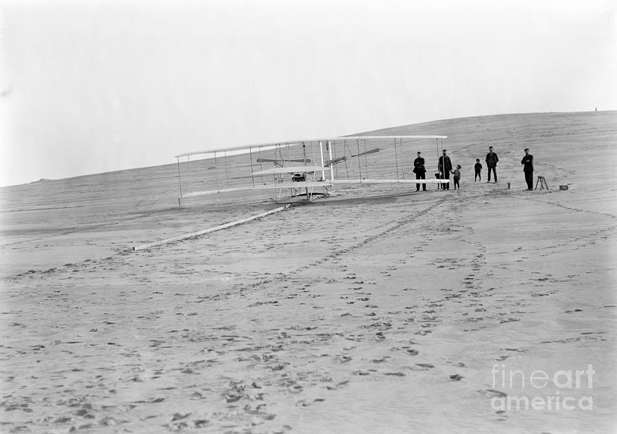 Wright Brothers Airplane, Big Kill Photograph by Science Source