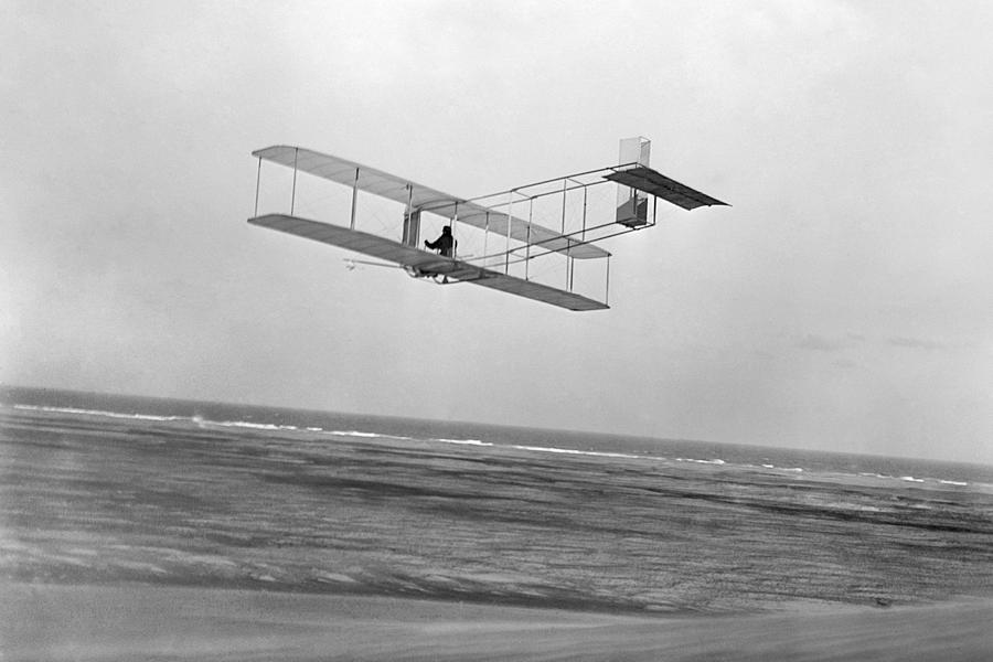 Wright Brothers Glider Photograph by Granger