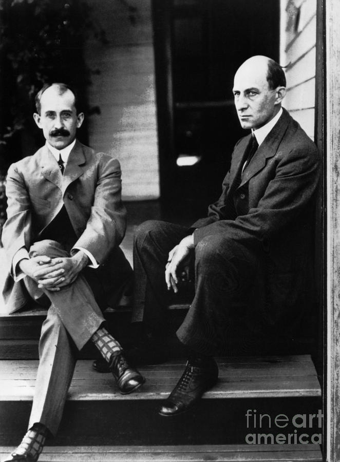 Wright Brothers Photograph by Granger