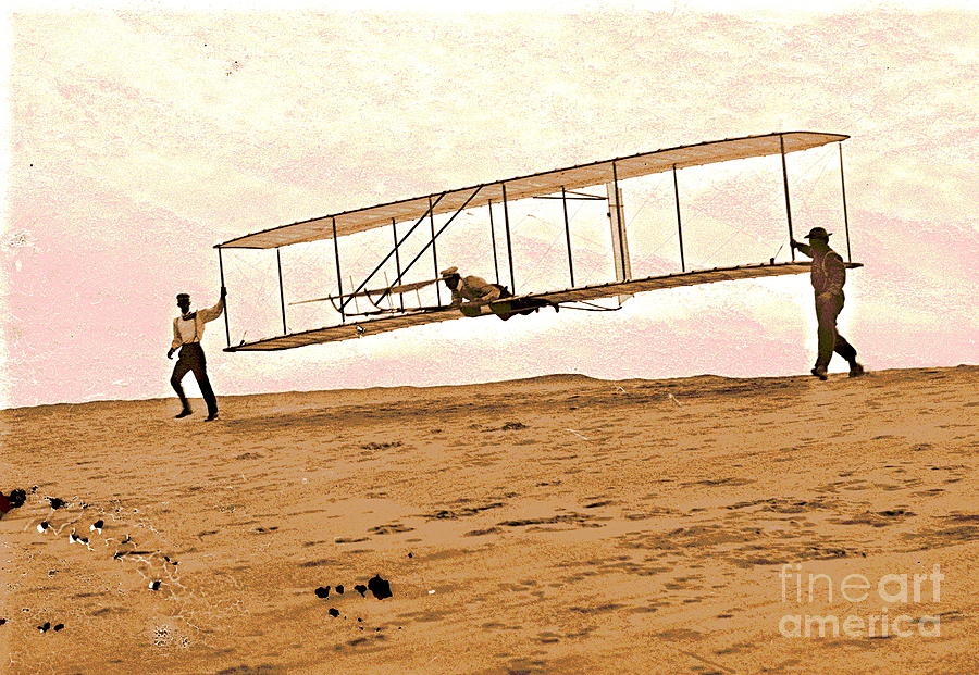 Wright Brothers Start Glide Photograph by Padre Art