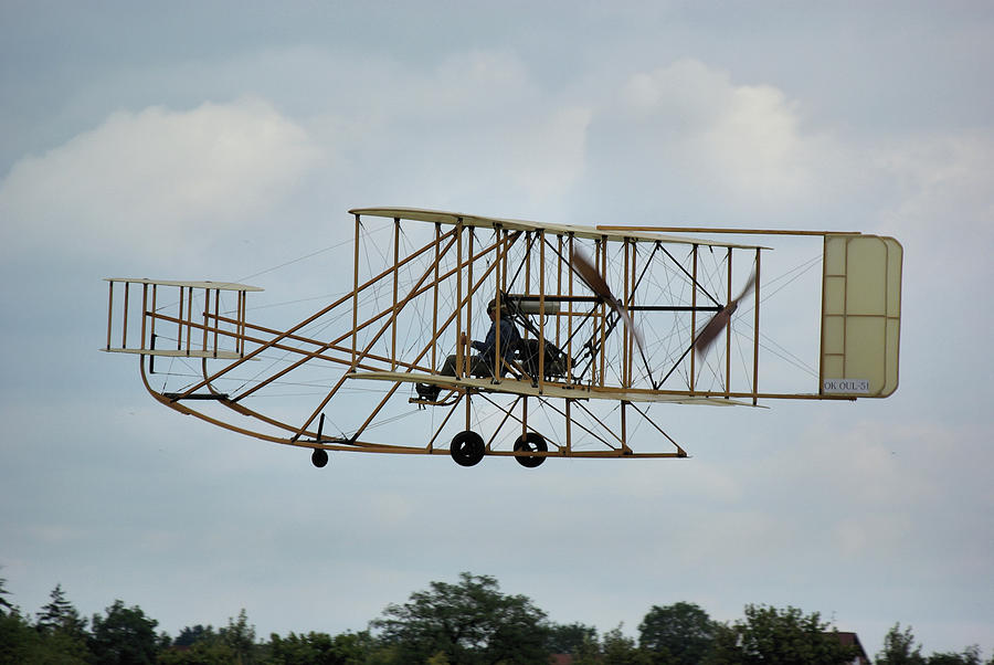 Wright Flyer III Replica Photograph by Tim Beach