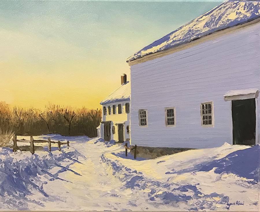 Wright-locke Farm And Squash House Painting