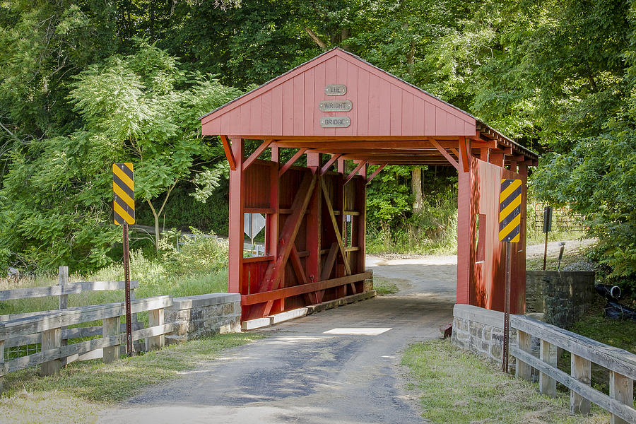 Wright or Cerl Covered Bridge Photograph by Jack R Perry