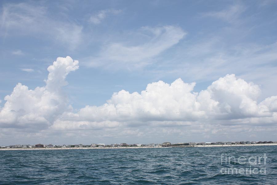 Wrightsville Nc As Seen From The Atlantic Ocean Photograph by John Telfer