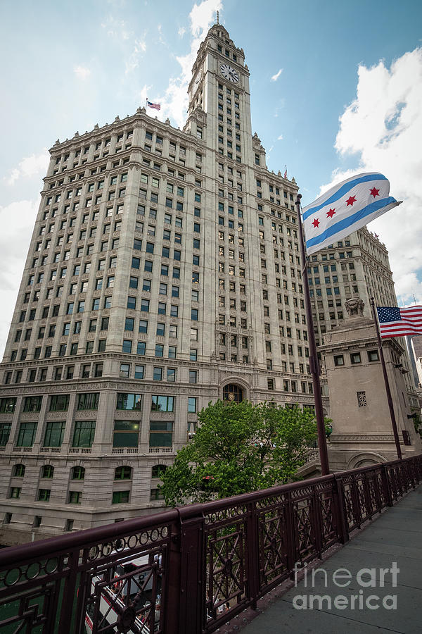 Wrigley Building Photograph by David Levin